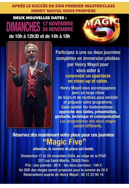 MAGIC FIVE par Henry Mayol